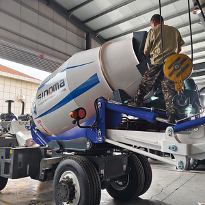 รถผสมคอนกรีตขนาดเล็กพร้อมปั๊มเครื่องยนต์ส่วนประกอบหลักของมอเตอร์รถก่อสร้างปูนซีเมนต์จากประเทศจีน - Product Image 5