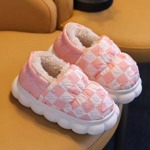 Chaussons d'intérieur pour enfants, à bout fermé, semelle épaisse et douce, chauds, pour l'automne et l'hiver - Product Image 4