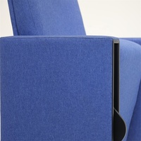 Usine Foshan Mobilier design moderne de théâtre de l'auditorium Chaises pliables avec tablette écritoire