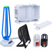 Pièces en plastique pour climatiseur, moulage par injection, coque de panneau personnalisée, grille, pale de ventilateur, persienne, composant HVAC, OEM