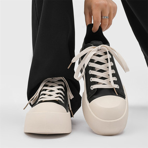 Zapatos de Hombre para Caminar, Transpirables, con Suela Gruesa, que Aumentan la Altura, Estilo Casual, Diseño Exclusivo, Mismo Estilo que los Zapatos de Cuero - Product Image 2
