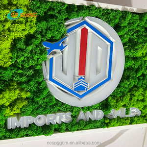 Sp Dấu Hiệu Tùy Chỉnh Màu Xanh Lá Cây Turf Biểu Tượng Trang Trí Nội Thất Thư Dọc Moss Tường Nghệ Thuật Moss Văn Phòng Dấu Hiệu Acrylic Chiếu Sáng Thư Cho Kinh Doanh Đăng - Product Image 2