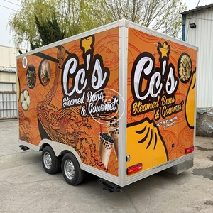 Carrito de Comida Móvil 2025 para Venta de Falafel, Café, Panqueques, Camión de Comida, Carrito de Venta de Café, Remolque de Comida - Product Image 1