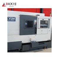 Mesin Bubut YCM CNC Bekas/Mesin Bubut CNC Bekas untuk Mesin Logam Tempat Tidur Miring FANUC Tugas Medium Horisontal 2000 SY