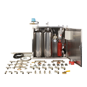 Système d'extinction automatique chimique humide pour hotte de cuisine commerciale modèle USA, construction en acier inoxydable - Product Image 3