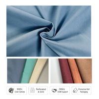 Tissu synthétique en suède ultra floqué 0,7 mm Borui, simili suède pour revêtement de plafond de voiture, matériaux de sellerie automobile