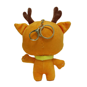 OEM ODM Service Op Maat Gemaakt Klein Herten Pluche Sleutelhanger Speelgoed Gevuld Pluche Sleutelhanger Speelgoed voor Promotie - Product Image 3
