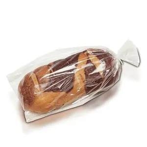 Padaria Plana Calor-sealable Carry On Bakery Bags Designs Embalagem Plástica Com Personalizado