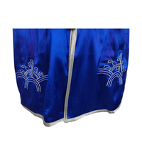 Uniforme bleu personnalisé de Wushu en satin d'arts martiaux broderie de Changquan uniforme de dragon de Wushu Kung Fu pour femmes hommes