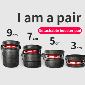 Plantillas Elevadoras de Altura Ajustables de 3-9cm, Almohadillas Absorbentes para Talón de Zapato, Soporte para Mayor Altura - Product Image 2