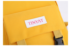 टिनॉट बैकपैक छोटे बैग लड़की के दिल के ऑक्शफोर्ड कपड़े छोटे कैनवास मिनी बैकपैक काले प्यारे छोटे बैग - Product Image 4