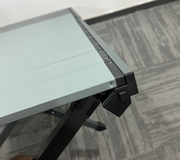 Table pliante extérieure portable et durable en aluminium