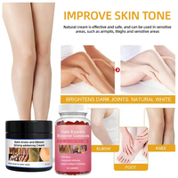 Crème Blanchissante Intense pour Bikini et Intérieur des Cuisses, Anti-Taches Foncées (Marque Privée), Gommes Éclaircissantes pour Visage et Aisselles