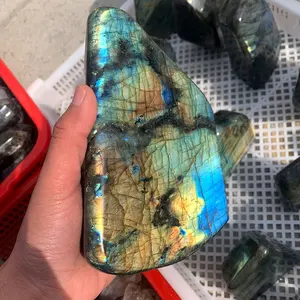 Top Quality Natural Polished Labradorite Stone for Gift Labradorite Rough For Sale