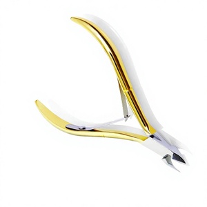 Premium Stainless Steel Straight Sharp Cuticle Nippers for Finger Manicure & Pedicure - Durable Professional Nail Care <b>Tool</b> - Product Image 1