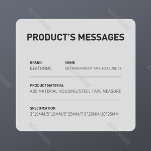 <span class=keywords><strong>Nastro</strong></span> di misura in acciaio personalizzato <span class=keywords><strong>professionale</strong></span> BEATHOME 3M 5 metri 7.5M <span class=keywords><strong>metro</strong></span> metrico - Product Image 5