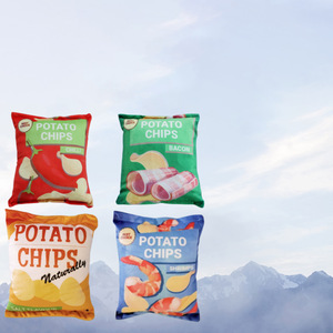 Nouveaux jouets couineurs pour animaux de compagnie, jouets en peluche pour chiens en papier froissé type croustille de pommes de terre, résistants aux morsures, pour le nettoyage des dents et la mastication des molaires, en stock, vente en gros - Product Image 2