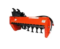 Brushhound Ex30 Ground Farm Tool Grass Flail Mower for Standard Excavators 9010B