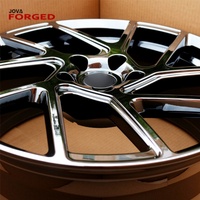 Nouvelles Jantes en Alliage d'Aluminium Forgé OEM Noir Chrome Bronze 15-24 Pouces 25mm ET 5 Branches Garantie à Vie Ajustement Universel pour