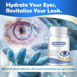 Compléments en gélules molles de lutéine et de zéaxanthine pour la santé oculaire, soutenant la fatigue oculaire et la <span class=keywords><strong>vision</strong></span>, avec myrtille et armoise. - Product Image 4