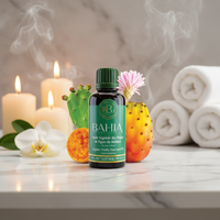 Huile de graines de figue de Barbarie pressée à froid de Bahia Laboratoire, Tunisie, 150 % plus de vitamine E et d'argan, pour tous types de peaux, anti-âge, durée de conservation 3 ans