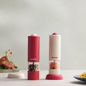 Salero y Pimentero Ajustable para Especias Frescas de Cocina, con Molinillo de Sal Marina Negra para el Hogar, Venta al por Mayor - Product Image 2