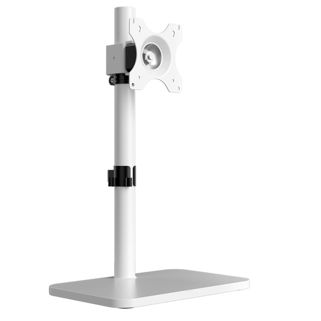 New HILLPORT VESA Mount Monitor Stand Base 14-38 Inch 75x75 100x100 Metal 180 Degree Swiveling Desk DZ42W