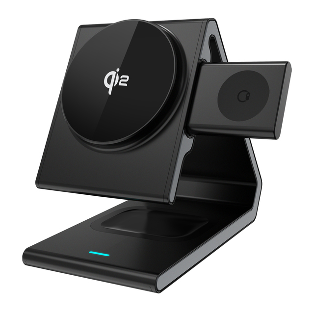 2024 New Arrivals Trending Products Magnetic Wireless Charger Stable Triangular Desktop Phone Holder Magnet for Phone 15W