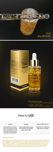 Ampolla Dr. SETAU 24K GOLD D PANTHENOL 35g con Adenosina, Antiarrugas, Calmante de Vainilla, para Revitalizar - Product Image 4