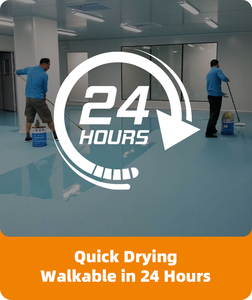 Pintura para Pisos a Base <span class=keywords><strong>de</strong></span> Agua CINGOO Resistente a Grietas, Alta Cobertura, Revestimiento Acrílico para Suelos <span class=keywords><strong>de</strong></span> Concreto para Estacionamientos - Product Image 6