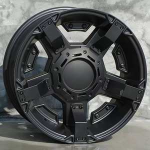 Jantes en alliage de magnésium RSJ pour Ford 18 pouces 9.0J 5x130/139.7 CB 110.1 Noir Mat 4x4 Tout-terrain pour voitures particulières - Product Image 6