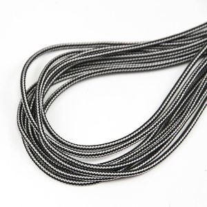 White and Black Round Braid 25mm Solid Braided Polypropylene Solid Rope Hot - Product Image 4