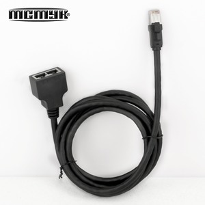 Cable de extensión <span class=keywords><strong>Ethernet</strong></span> RJ45 de 8 núcleos para micrófonos de conferencia digital Cable de mano de conversión de adaptador macho/hembra - Product Image 3