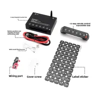 Accessoires de modification pour poignée de montant A Toyota Prado 120, interrupteur, poignée sans fil pour projecteur de montant A Land Cruiser 120