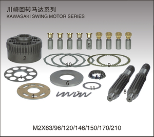Kits de Reparación de Bombas de <span class=keywords><strong>Motor</strong></span> de Giro para Excavadoras M2X63 M2X96 M2X120 <span class=keywords><strong>M2X146</strong></span> M2X150 M2X170 M2X210 - Product Image 2