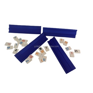 Jeu de tuiles Rummy - 106 pièces, type ivoire avec des chiffres colorés, conforme à la norme EN71 - Product Image 1