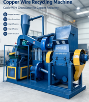 Mini broyeur électrique de câbles usagés pour la production de poudre de cuivre, machine de granulation de fil de cuivre