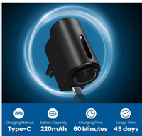 Diffuseur d'arômes USB ultrasonique pour voiture M80 MAONOALU, 10 ml, plastique, portable, rechargeable, éclairage LED, clip de ventilation automatique