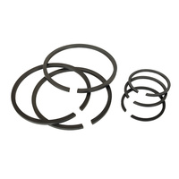 Productos de Anillos de Pistón y Sellos de Compresor de PEEK Personalizados, Negros, Certificados ISO9001, Autolubricantes