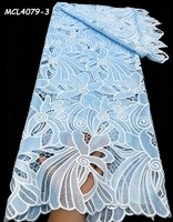 Tissu Voile Suisse en Coton Brodé de Dubaï, Dentelle Suisse, Tulle, Tissu avec Bordure de Pierres, Coton Poli