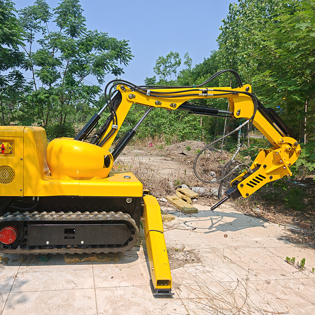 Hot Sale Mini Excavator Robot Electric Remote Control Demolition Robot for Indoor Construction