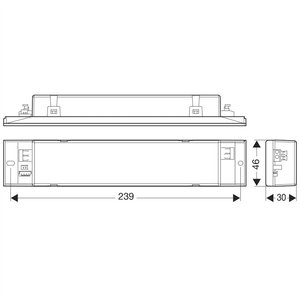 Inverter LED Beghelli 25,8 cm 10 cm 4 cm per Sistemi di Illuminazione LED - Product Image 2