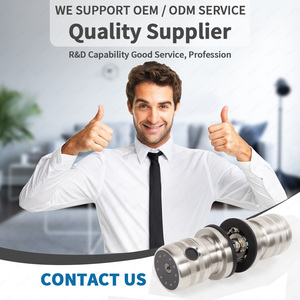 Serrure de porte intelligente Diosso avec clavier à empreintes digitales, serrure de porte électronique, poignée numérique intelligente, porte sans clé pour chambre à coucher - Product Image 2