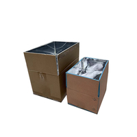 Caja Refrigeradora de Cartón con Aislamiento Grueso para Mariscos, Carne, Vino, Entrega en Frío de Productos Congelados