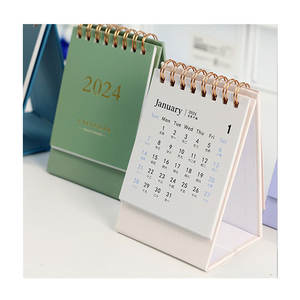 दैनिक सर्पिल वायर डेस्क टेबल कैलेंडर 365 दिन साप्ताहिक और मासिक स्टैंड फ्लिप डिजाइन 2026 - Product Image 1