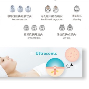Ultrasonic Skin Cleanser 7 In 1 With Multiple Heads For Face Pore Cleaner Negative Ions Oxygen Jet - Product Image 1