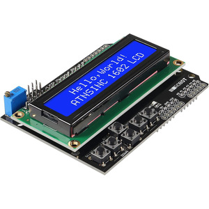 Module d'affichage à caractères LCD1602 16x2 avec rétroéclairage bleu et clavier pour Arduino - Product Image 1