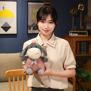 25cm 35cm 45cm Super Soft Kawaii asino peluche giocattoli adorabili giocattoli di peluche regali di promozione dell'asino per i bambini - Product Image 4