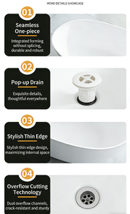 Baignoires d'angle en acrylique gain de place 1500 mm, design compact avec rangement intégré et base antidérapante - Product Image 5