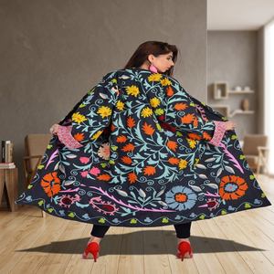 Chaqueta Kaftan de Mezclilla PU para Mujer, Marca Kanya Libas, Nueva Colección Primavera-Otoño-Invierno, Manga Larga, Estilo Casual, Talla Única - Product Image 3